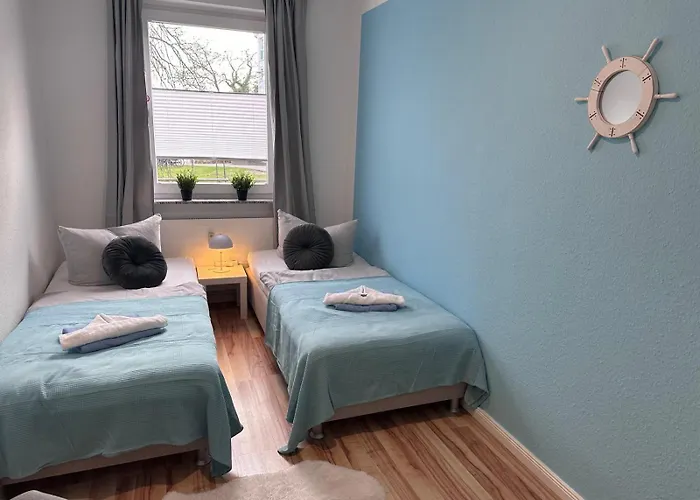 アパート Nordlicht Mit Balkon Und Smart-tv ロストック